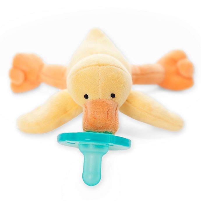 slide 1 of 4, WubbaNub Baby Duck Infant Pacifier, 1 ct