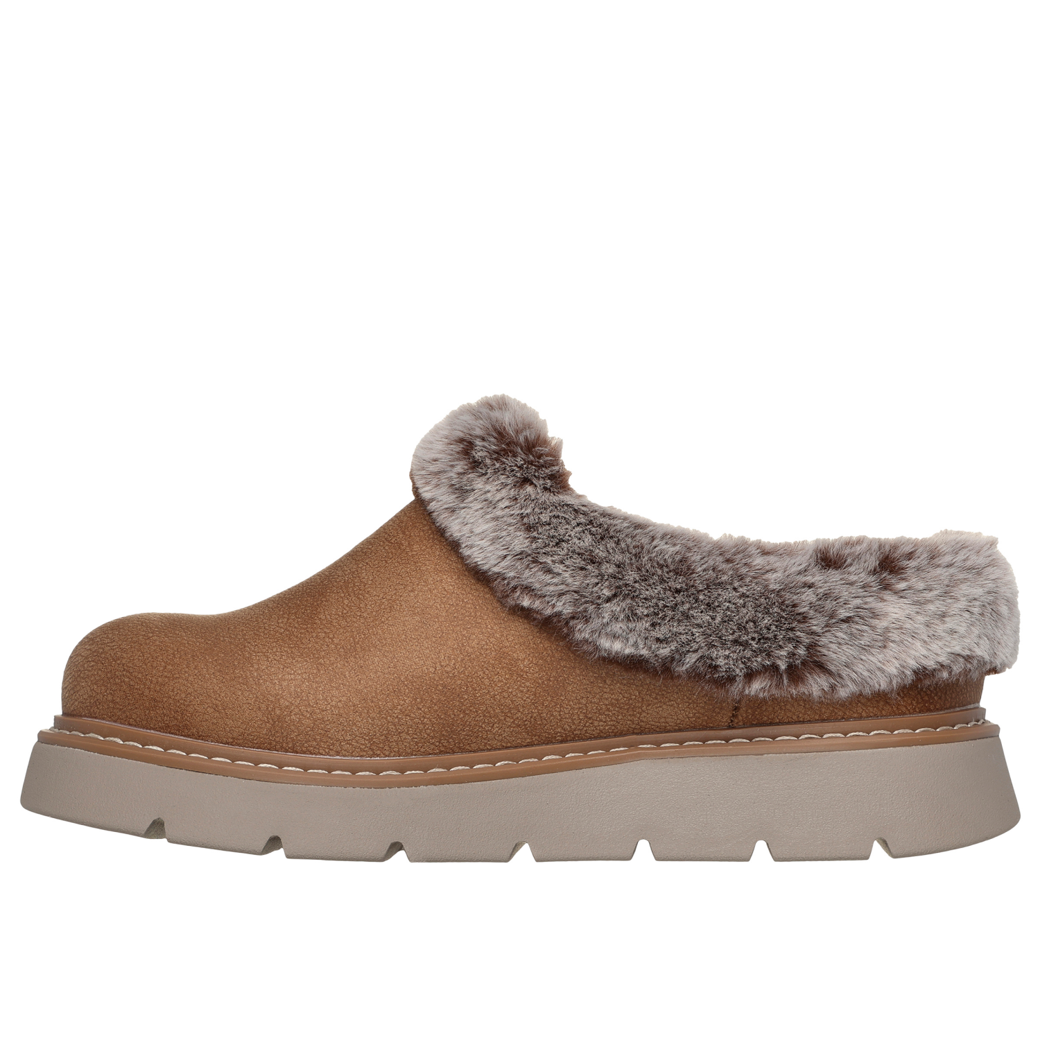 slide 3 of 5, Skechers Women's Bobs Keepsakes Lite Cozy Blend, Chestnut, Size 8, 1 ct