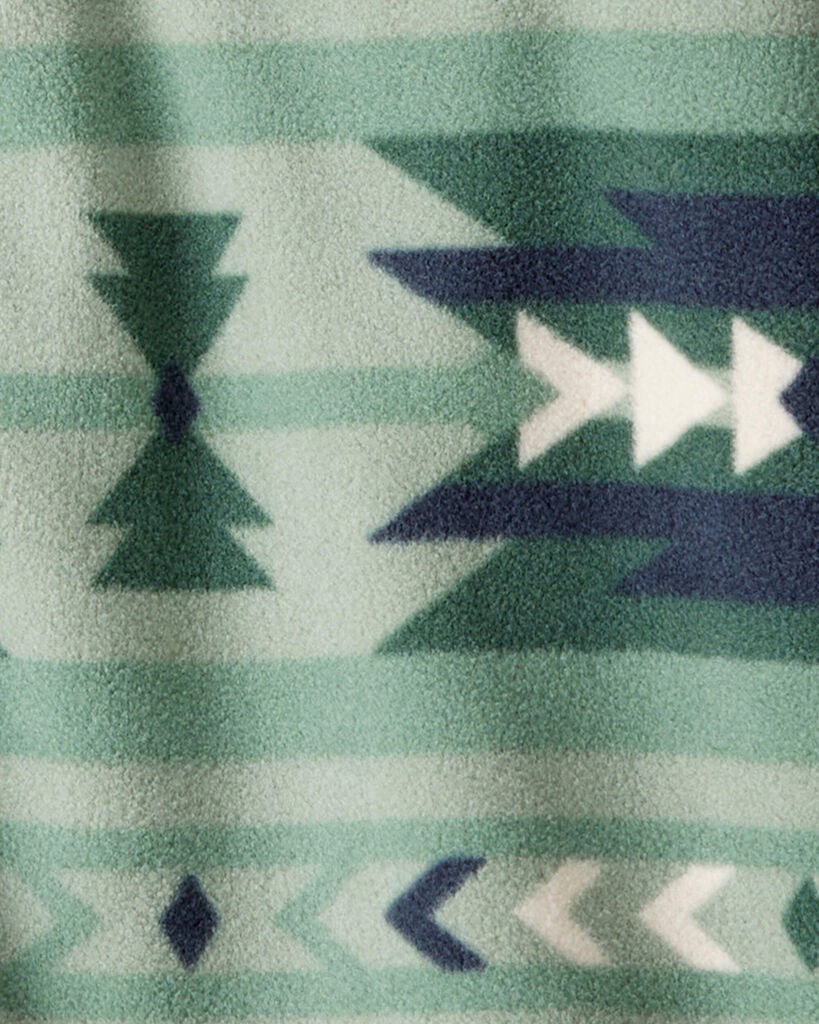 slide 2 of 2, Oshkosh Boys Southwestern Print Button-Down Shirt - Green Green 6, 1 ct