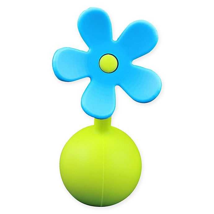 slide 1 of 3, Haakaa Silicone Breast Pump Flower Stopper - Blue, 1 ct