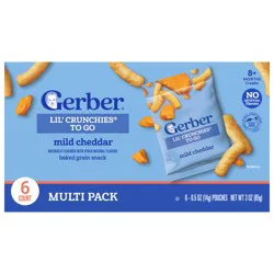 Gerber Lil' Crunchies To Go - Mild Cheddar