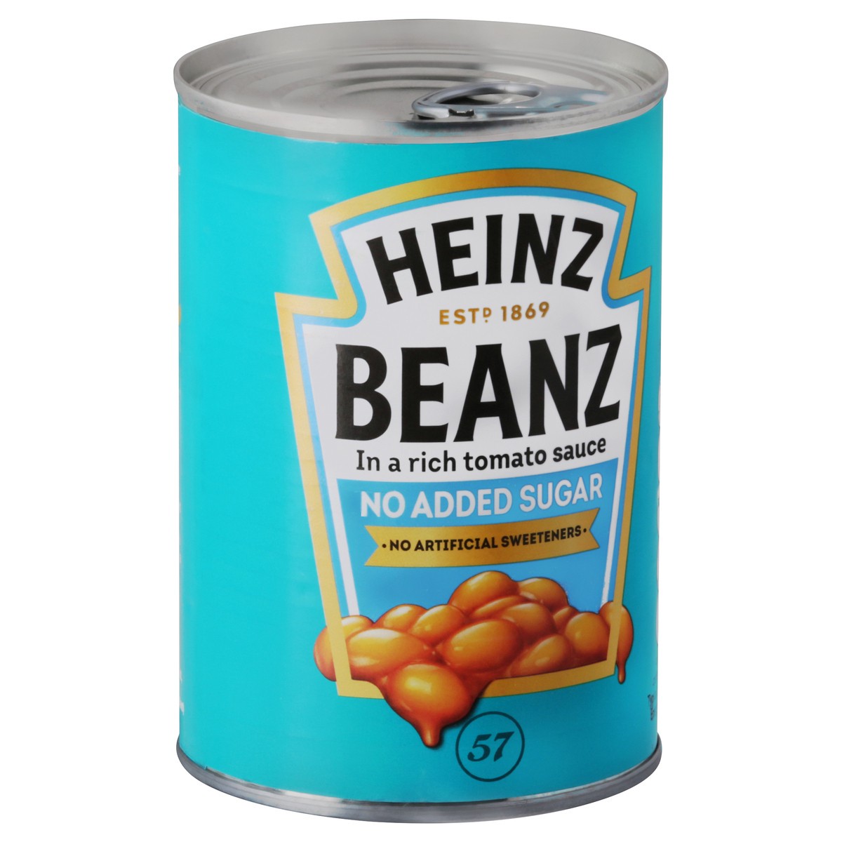slide 8 of 14, Heinz No Added Sugar Beanz In Tomato Sauce 14.6 oz, 14.6 oz