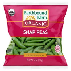 Earthbound Farm Organic Snap Peas, 6 oz