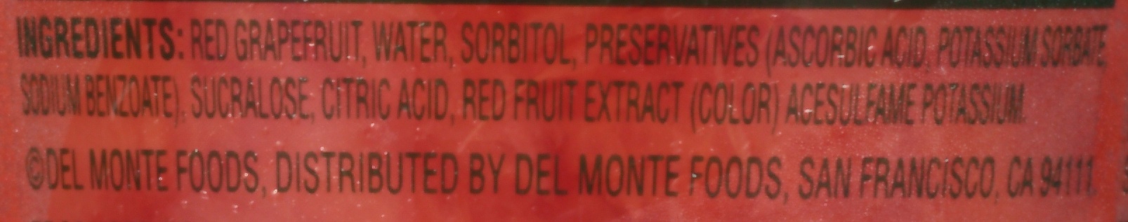 slide 6 of 6, Del Monte Fruit Naturals No Sugar Added Red Grapefruit Fruit Cup, 6.5 oz