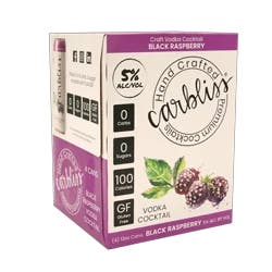 Carbliss Black Raspberry Vodka Cocktail 4 - 12 oz Cans