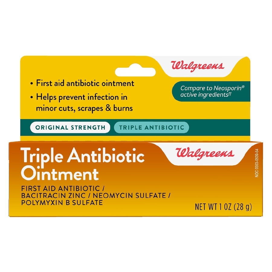 Walgreens First Aid Triple Antibiotic Ointment 1 oz Shipt