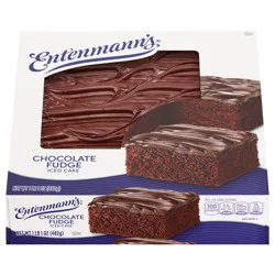 Entenmann's Chocolate Fudge Iced Cake, 17 oz