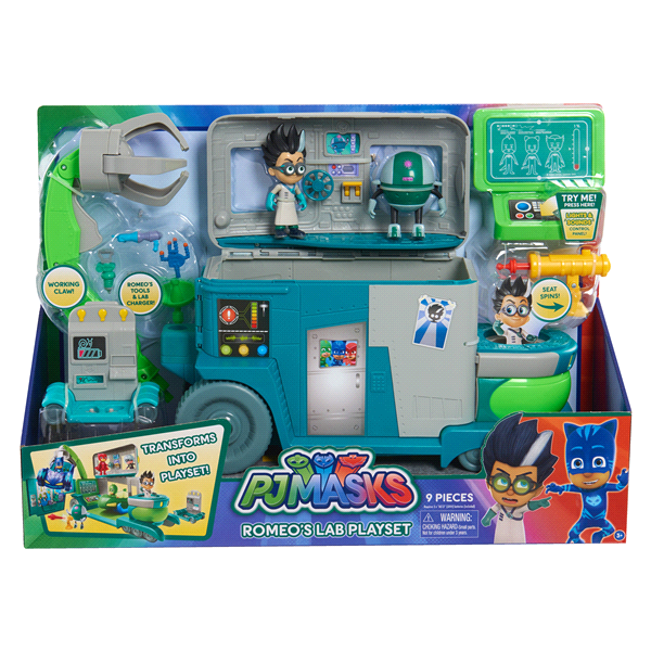 slide 1 of 1, PJ Masks Romeo's Lab Playset, 1 ct