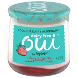 Oui by Yoplait Strawberry Dairy Free Yogurt Alternative, 5 OZ Jar