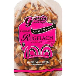 Greens Chocolate Rugelach - 14 Oz