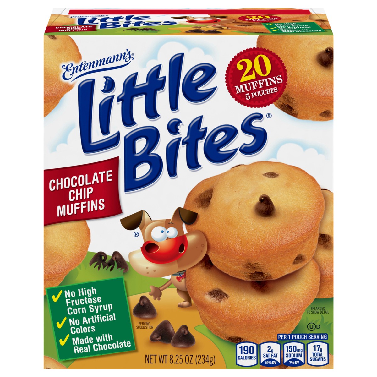 slide 3 of 13, Entenmann's Little Bites Chocolate Chip Mini Muffins - 8.25 Oz, 8.25 oz