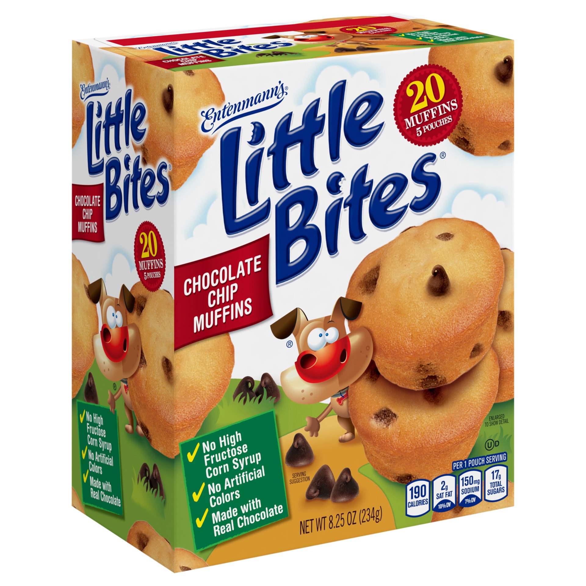 slide 5 of 13, Entenmann's Little Bites Chocolate Chip Mini Muffins - 8.25 Oz, 8.25 oz
