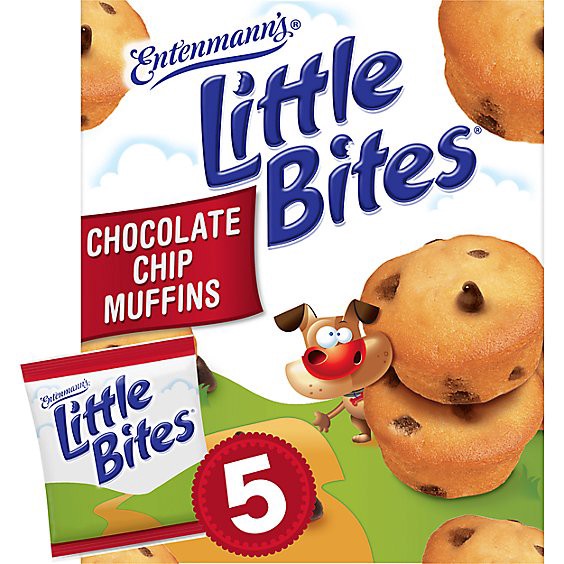 slide 1 of 13, Entenmann's Little Bites Chocolate Chip Mini Muffins - 8.25 Oz, 8.25 oz