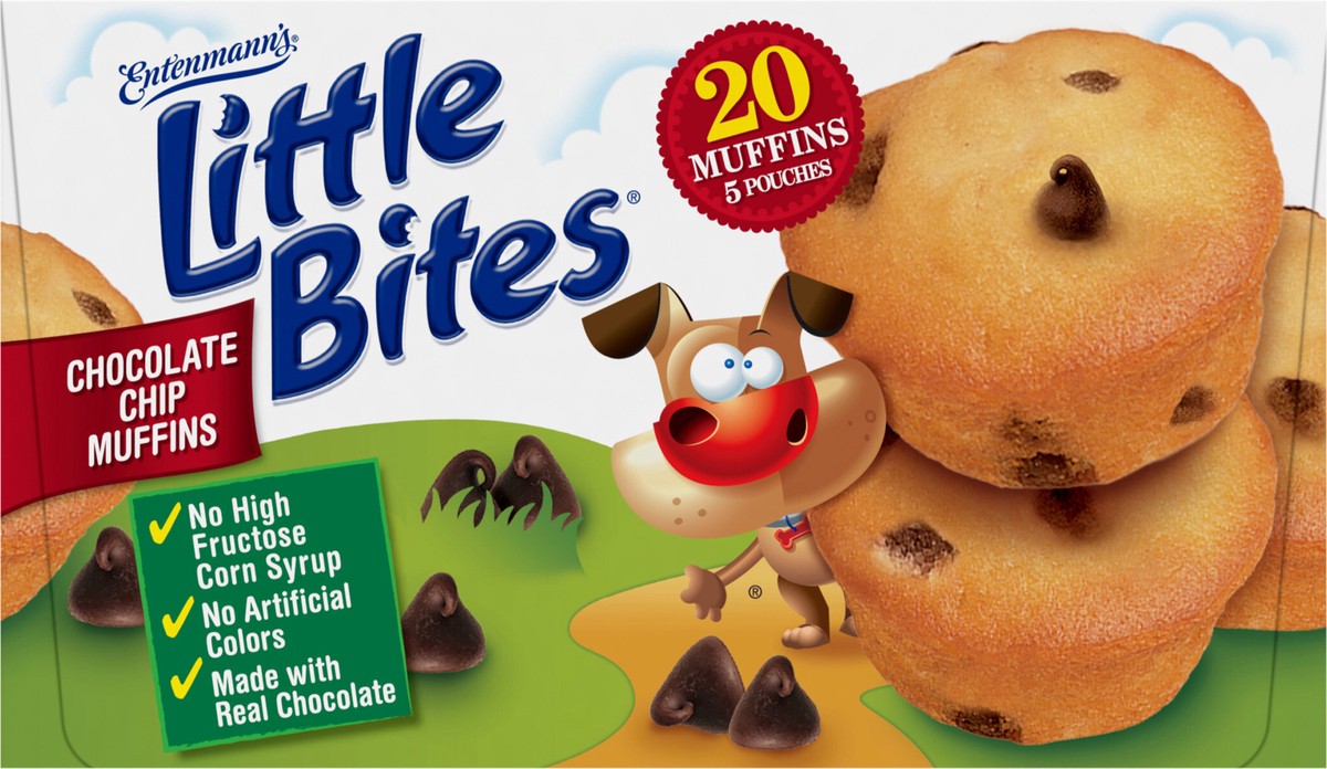 slide 12 of 13, Entenmann's Little Bites Chocolate Chip Mini Muffins - 8.25 Oz, 8.25 oz