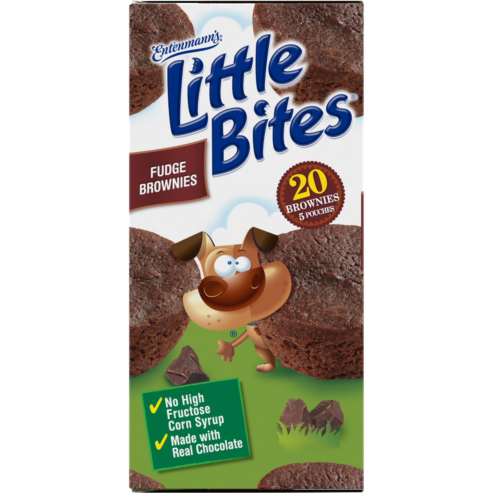 slide 4 of 8, Entenmann's Little Bites Fudge Brownies 5 Pk 20 Ct, 8.25 oz