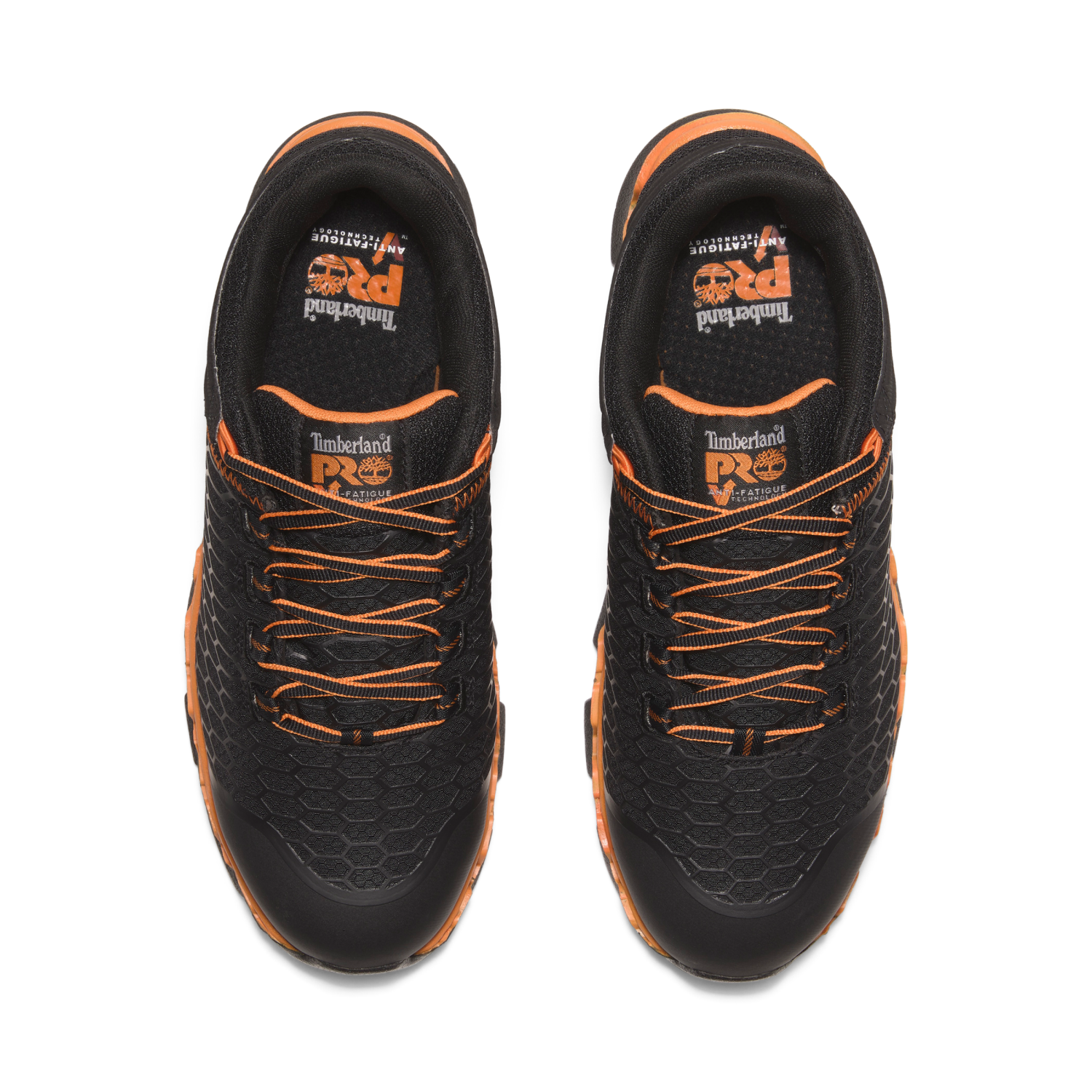 slide 5 of 5, Timberland Pro Men's Powertrain Sport Athletic, Black/orange, Size 10.5m, 1 ct