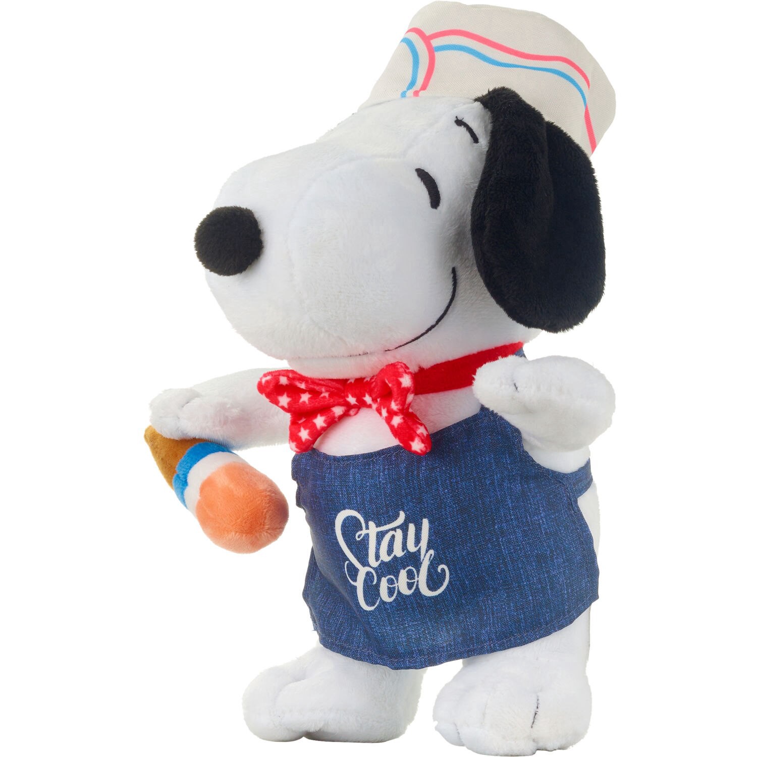 slide 4 of 4, Peanuts Ice Cream Snoopy Plush, 11 In, 1 ct