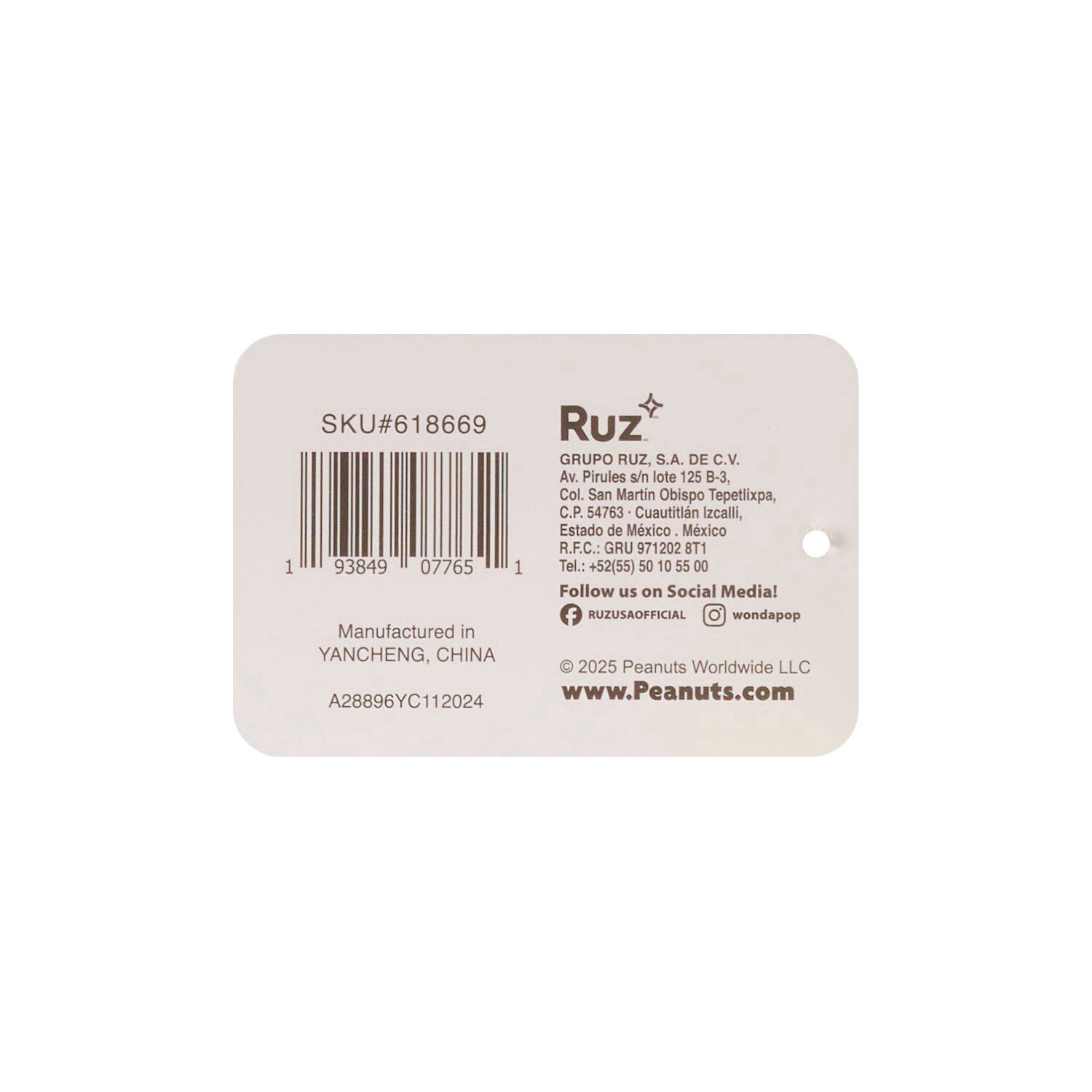 slide 3 of 4, Peanuts Ice Cream Snoopy Plush, 11 In, 1 ct