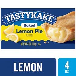 Tastykake Baked Lemon Pie Individually Wrapped Lemon Flavored Snack Pie - 4 Oz