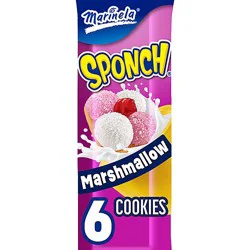 Marinela Sponch Marshmallow Cookies With Coconut And Strawberry - 3.17 Oz