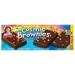 Little Debbie Brownies Cosmic With Chocolate Chip Candy Big Pack - 12 Count