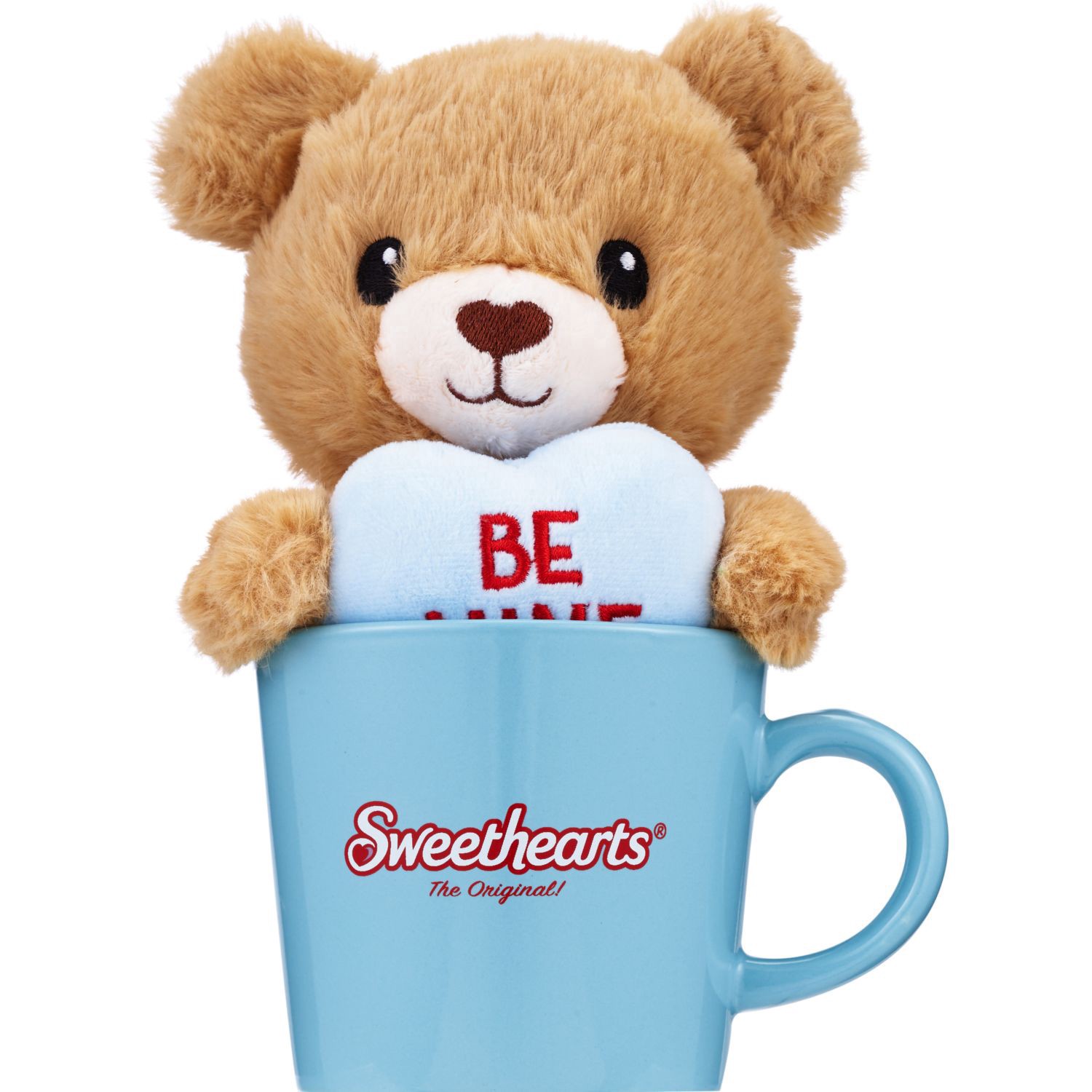 slide 6 of 10, Sweethearts® The Original! Teddy Bear Plush In Mug, Assorted Colors, 14 Oz, 1 ct