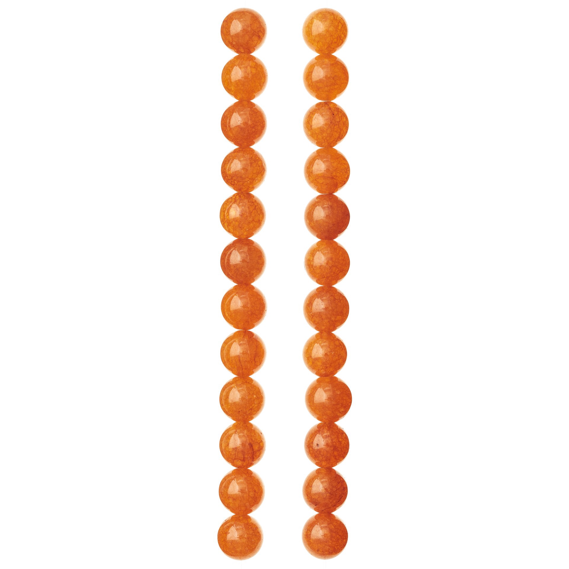 slide 3 of 3, Round Orange Quartzite Beads, 8mm By Bead Landing, 8mm