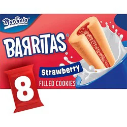 Marinela Barritas Fresa Strawberry Soft Filled Cookie Bar 18.88 Oz