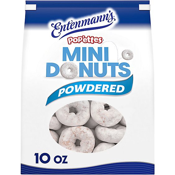 slide 1 of 6, Entenmann's Powdered Bagged Donuts - 10 Oz, 10 oz