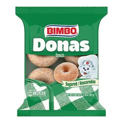Bimbo Donas Azucaradas Sugared Donuts - 4 - 3.7 Oz