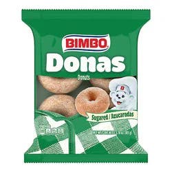 Bimbo Donas Azucaradas Sugared Donuts - 4 - 3.7 Oz
