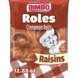 Bimbo Roles De Canela Con Pasas Cinnamon Rolls With Raisins - 12.5 Oz