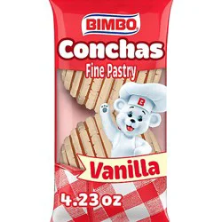 Bimbo Conchas Vanilla Fine Pastry - 2 - 4.23 Oz