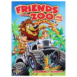 CrownJewlz Kidz Friends at the Zoo Coloring + Activity, 1 ea