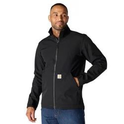 Carhartt Men's Galesburg Softshell Jacket, Large, Black
