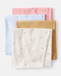Carter's Baby 4-Pack Fruit Print Receiving Blankets