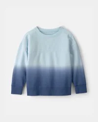 Carters Boys Ombre French Terry Pullover Sweatshirt - Blue Blue 7