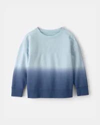 Carters Boys Ombre French Terry Pullover Sweatshirt - Blue Blue 7