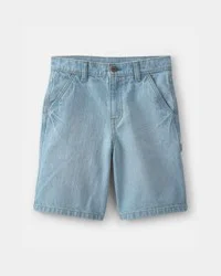 Oshkosh Boys Denim Utility Shorts - Light Wash Blue 5