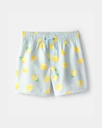 Carters Boys Lemon Swim Trunks - Blue Blue 5