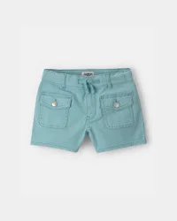 Oshkosh Girls Utility Shorts - Blue Blue 5