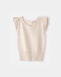 Carter's Girls Sweater Top - Cream - 12 Months