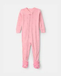 Carters Toddler Girl Flamingo 100% Cotton Snug Fit 1-Piece Pajama - Pink Pink 4T