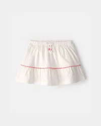 Carters Toddler Girl Crinkle Skort - Ivory Ivory 4T