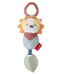 Skiphop Bandana Buddies Chime & Teethe Toy - Lion Multi NS