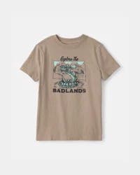 Carters Boys Badlands Snake Graphic Tee - Brown Brown S