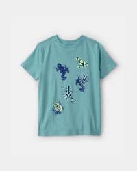 Carters Kid Frog Graphic Tee - Green Green XS