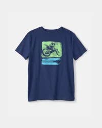 Carters Boys Dirt Bike Graphic Tee - Blue Blue L