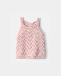 Oshkosh Baby Girl Sweater Knit Tank Top - Pink Pink 24M