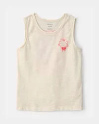 Carters Toddler Boy Pufferfish Tank Top - Cream Cream 2T